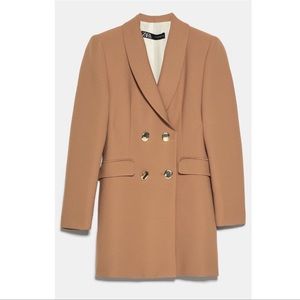 Zara double breasted blazer dress